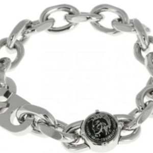 Diesel Accessories Euc Mens Only The Brave Silver Bracelet Poshmark